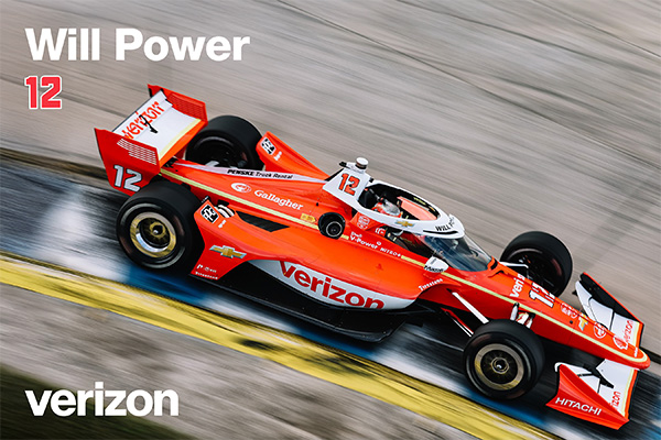 Team Penske Will Power Autograph Card