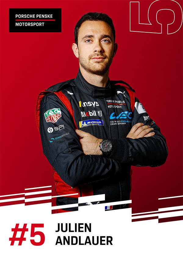 Team Penske Julien Andlauer Autograph Card