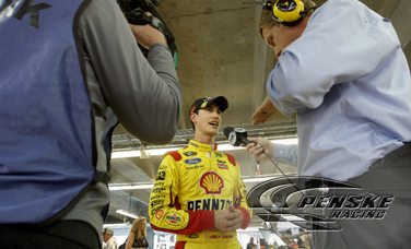Logano Leads Penske Racing Qualifying at Charlotte