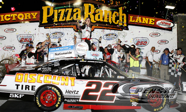 Keselowski Wins at Iowa Speedway 