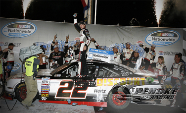 Ryan Blaney Earns First Career NNS Win at Kentucky