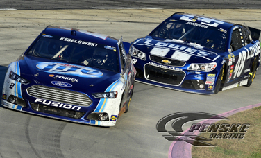 Keselowski Battles His Way to a Fourth-Place Finish