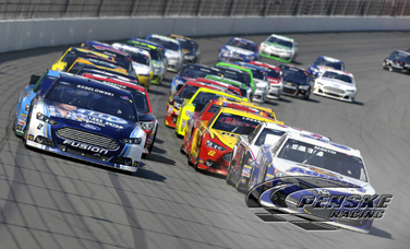 Keselowski Crosses the Line in 12th Place at Michigan