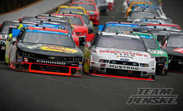 Logano Races to a Top-5 at Indianapolis