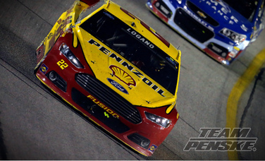 Logano Holds On to Finish Fourteenth in Atlanta 