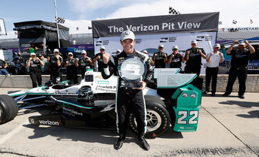Simon Pagenaud Pole Winning Notes - Detroit