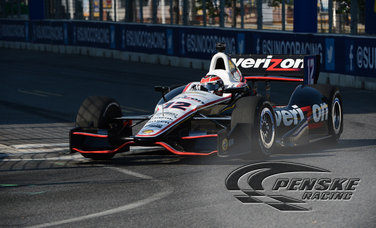 Power Fastest Penske Entry in Baltiomre Practice
