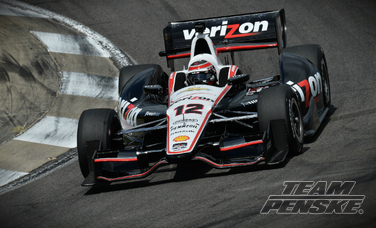 Team Penske Posts Three of the Top-8 Practice Times